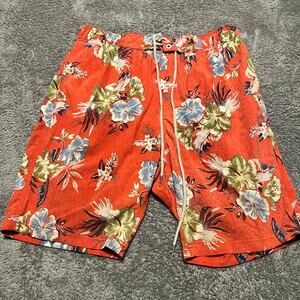 Coolibar Swim Trunks Mens Large Mesh Lined Floral Shorts UPF 50+
